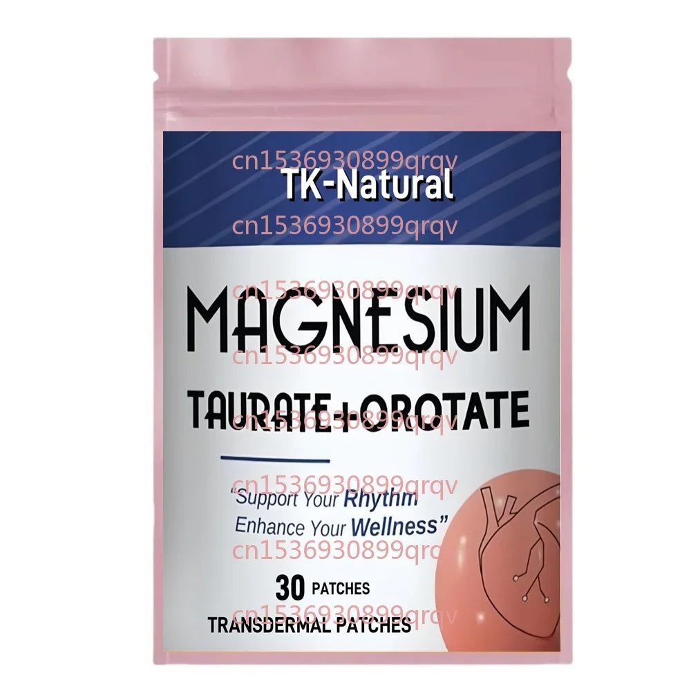 30 Patches Magnesium Taurate & Orotate Transdermal Patches - Muscle,Heart Support