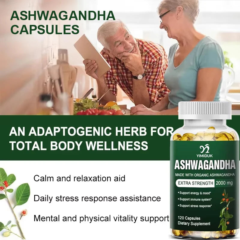 Ashwagandha Bio : Stress, Énergie et Équilibre